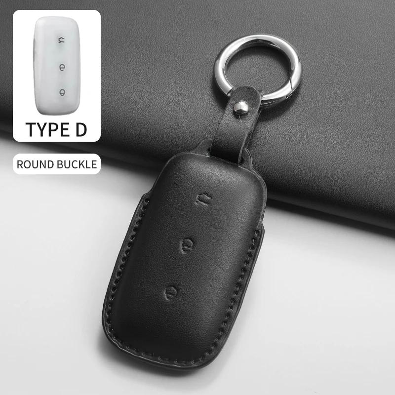 3 Buttons Car Key Case Cover Shell Fob for Geely Galaxy L7 2023 L6 MAX 1.5T Plus AIR PRO PU Car Remote Keychain Accessories