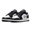Air Jordan 1 Low GS Černá Středně šedá Dětské tenisky Bílá 553560-040