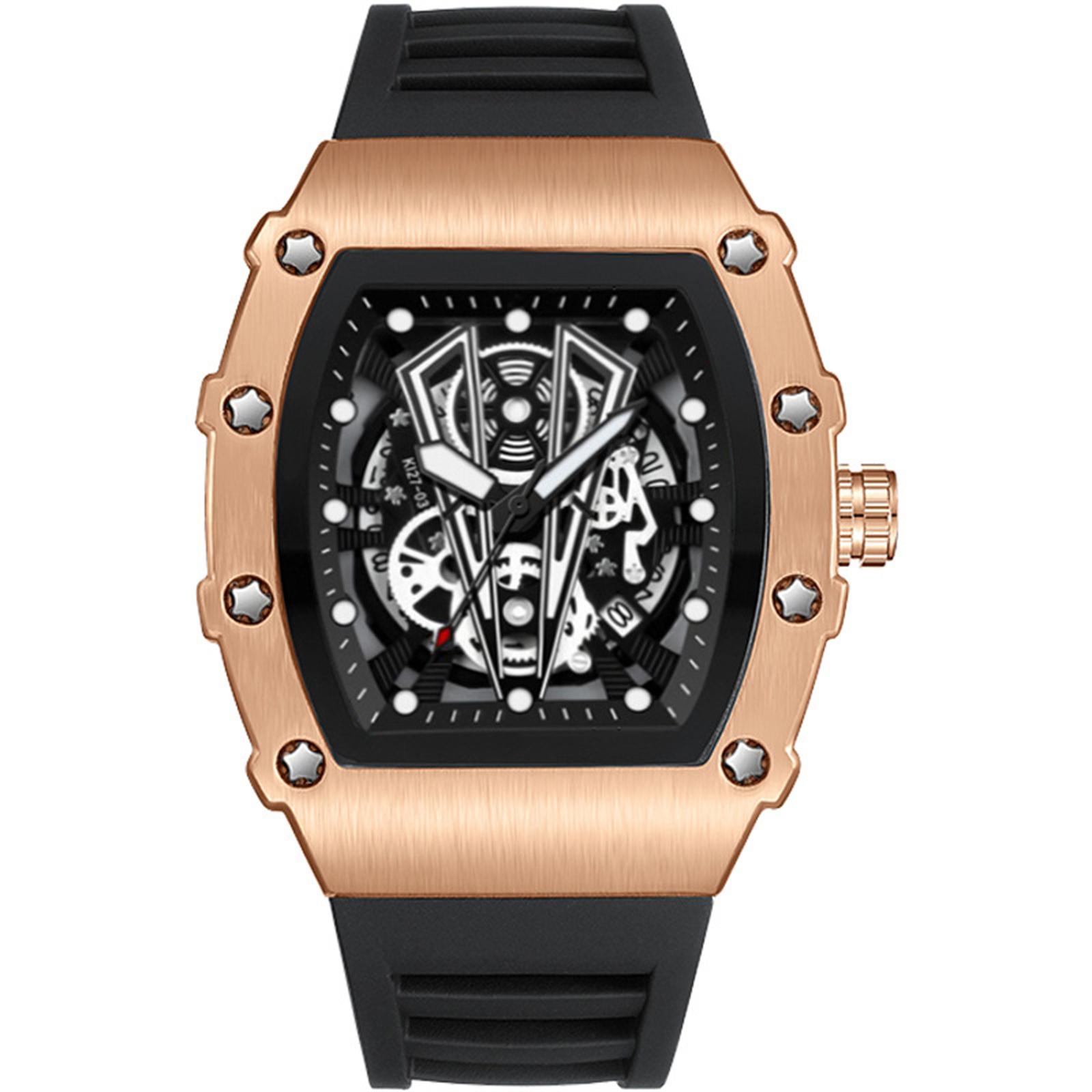 

Мужские водонепроницаемые светящиеся наручные часы-будильник для бега One Size