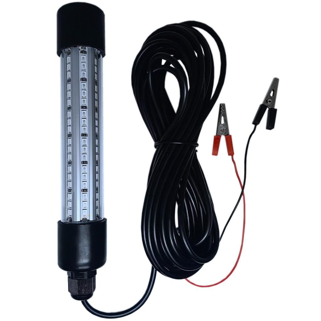 LED Underwater Fish Attracting Light 12V, 108 Beads, 13W, IP68 Waterproof Fishing Lure