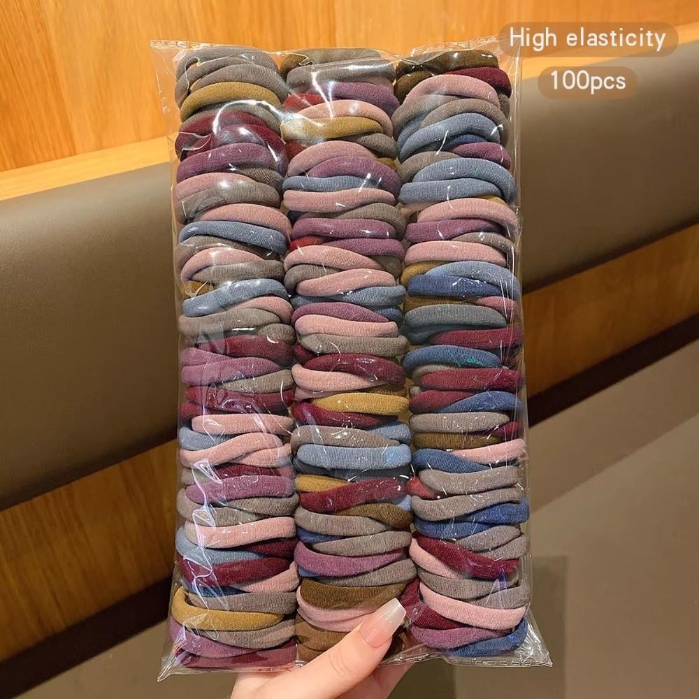Durable Hair Tie Seamless Rubber Band New Hair Bands Daily Use