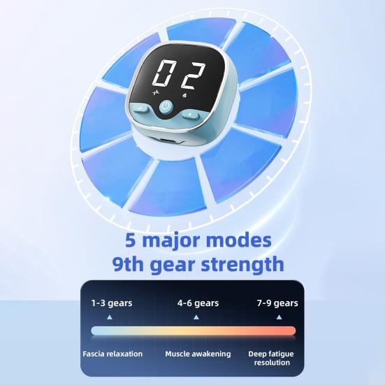Wireless EMS Wrist Massager Adjustable Intensity Wrist Massager with Heat 9 Intensities 5 Modes Heat Therapy for Wrist Discomfort