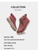 Women's Non-slip Soft Sole Ankle Boots, Spring/Autumn Plus Size Casual Hand-stitched Mother's Shoes