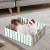 Cat Cardboard House Pet Scratching Pad Box Indoor