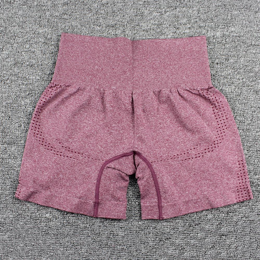 Nahtloser Yogaanzug für Damen: Langärmeliges Punkt-Top & Hochtaillierte Hüfthebende Hose