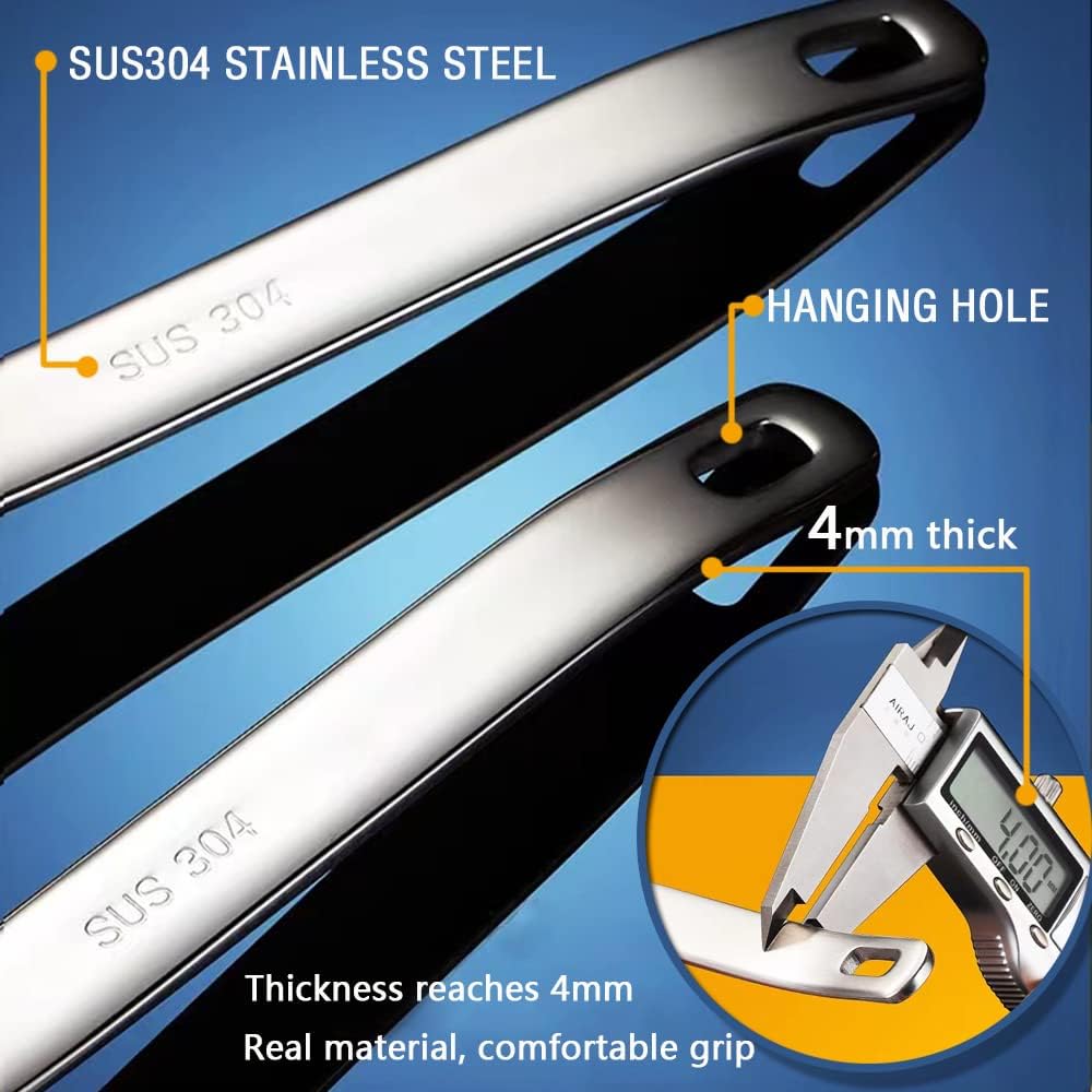 Naběračka Kovová SUS304 Nerezové naběračky Lžíce a štěrbinový cedník Sada lžic Malá naběračka s otvory Sítko Naběračky