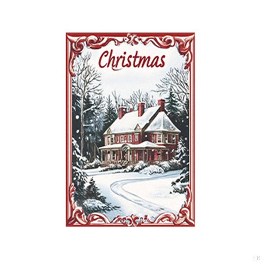 12 Pieces Christmas Wine Bottle Label Stickers Decoration Decal, Portable, Self Adhere