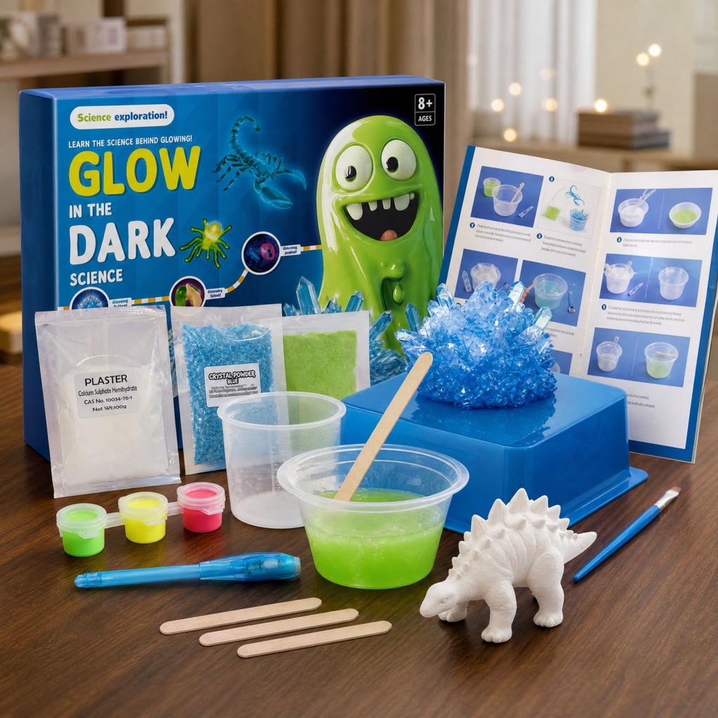 Educational Science Experiment - DIY in the Dark Crafts for Elementary School Students, Science Exploration Activity 5ml
