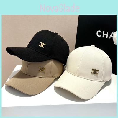 Classic Cotton Baseball Cap With Embroidered Letters For Casual Wear