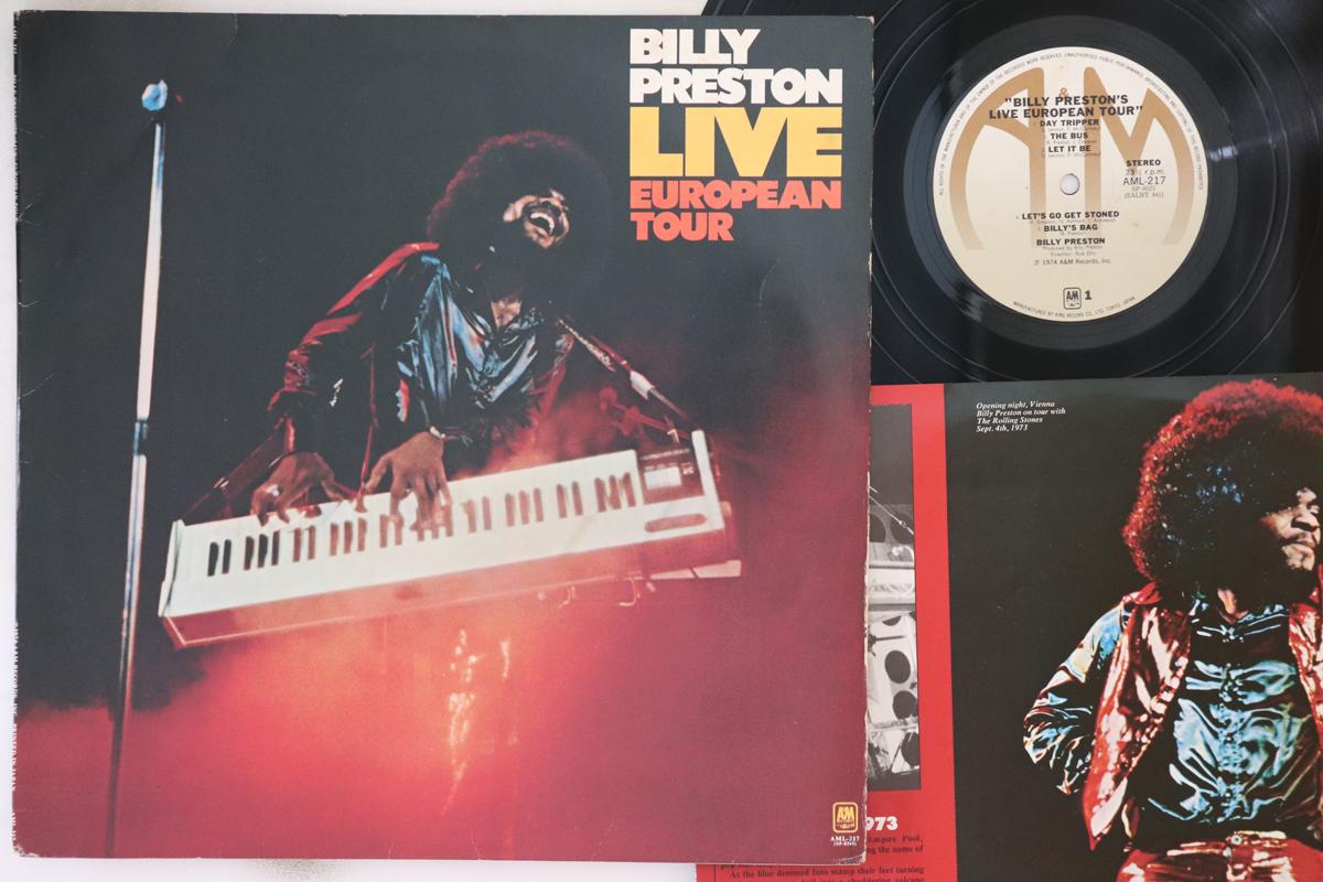 

Виниловая пластинка BILLY PRESTON Live European Tour AML217 AM 1974 Япония SoulFunk Б/у