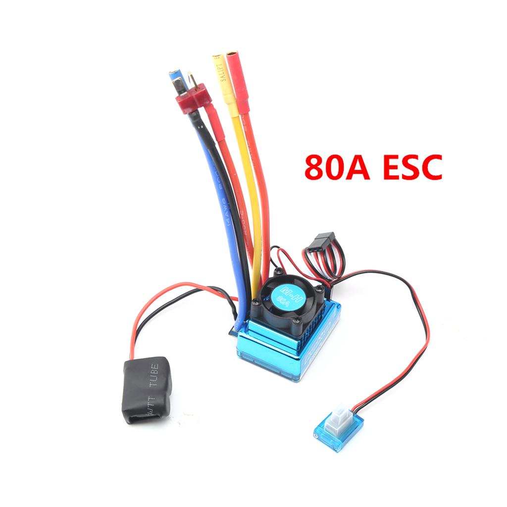 Bezkomutátorový motor 3650 3100KV s 45A bezkomutátorovým chladičem ESC pro 1/8 1/10 RC auto RC člun část