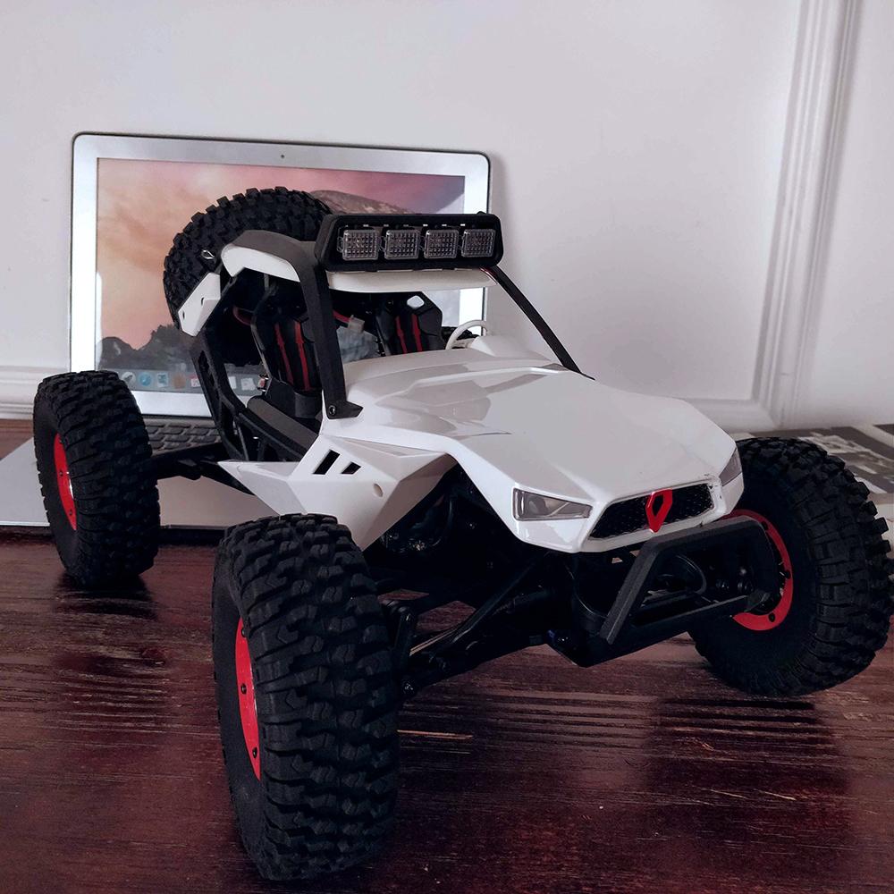 

WLtoys XK 12429 1:12 Гусеничный автомобиль на радиоуправлении 40 км/ч 4WD 2.4G Электромобиль с фарами Радиоуправляемый внедорожник белый