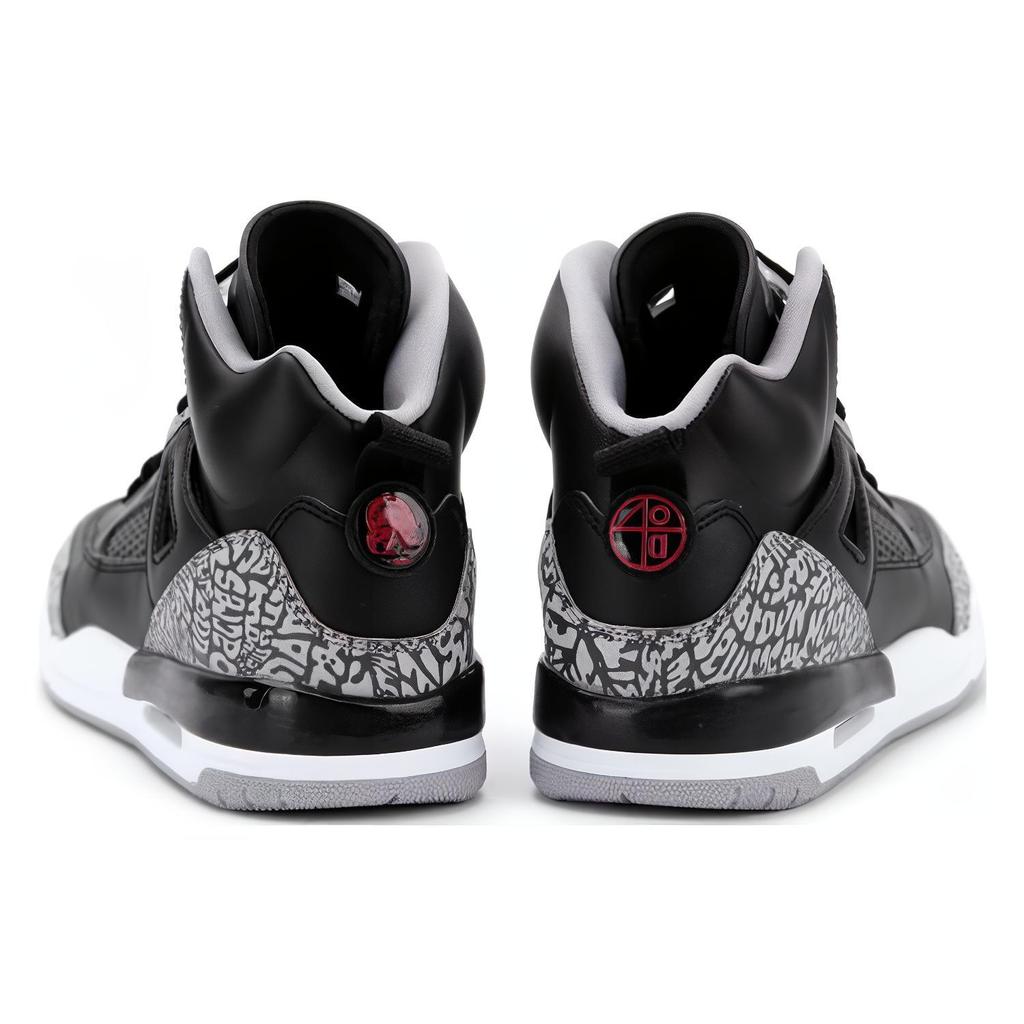 New Jordan Spizike Black Cement GS 317321-034