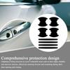 Car Door Handle Protector Anti Scratch Vehicle Door Handle Cup Protector Protective Film Sticker For Truck SUV RV Maintenance
