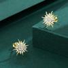 Fashion Earring for Women Snowflake Stud Sun Flower Earring  Original Sterling Silver Anniversary Jewelry Sterling Silver Jewelry