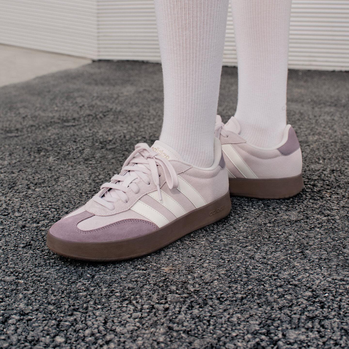 Adidas BARREDA German Army Trainers Women s Purple 38.5