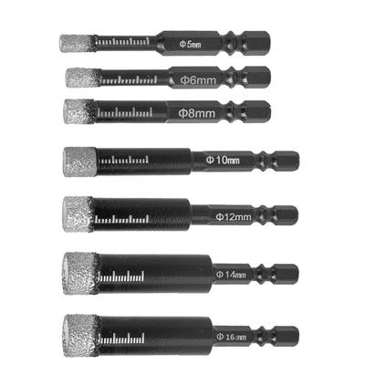 Bohrerfräser für Diamant Länge 10mm Sechskantschaft