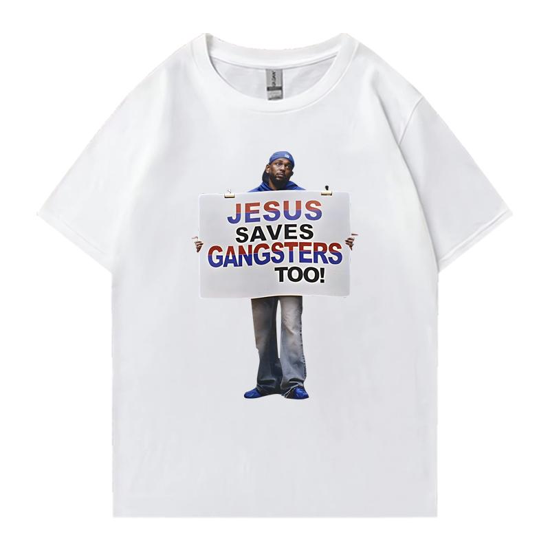 High Quality Kendrick Lamar Hip Hop Oversized t-shirt Cotton Men Women Crew Neck short sleeve t-shirts Casual Unisex clothing