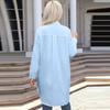Women's Casual And Fashionable Long-sleeved V-neck Comfortable Top