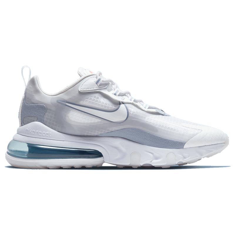 Nike Air Max 270 React White Pure Platinum Sneakers Casual Shoes CT1265-100
