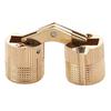 2Pcs Furniture Metal Concealed Hinges Cylindrical Hinges Small Barrels Hinges for Jewelry Keepsake Box Cabinet Door