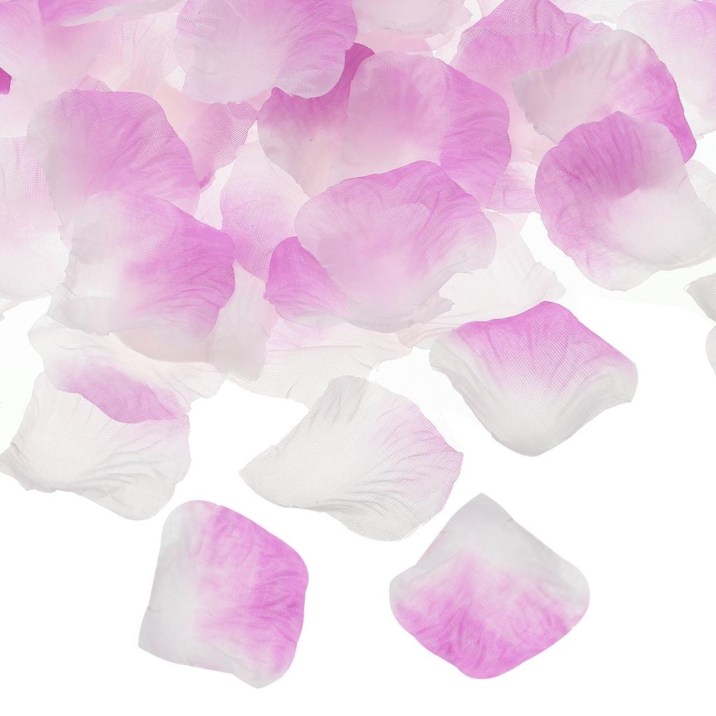 1000Pcs Artificial Rose Petals Fake Flowers Silk Petal Decoration Supplies for Romantic Night Wedding Party Event Decor