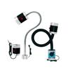 LED Machine Tool Work Light with Flexible Hose and Magnetic Square Base for Lathe and Sewing.