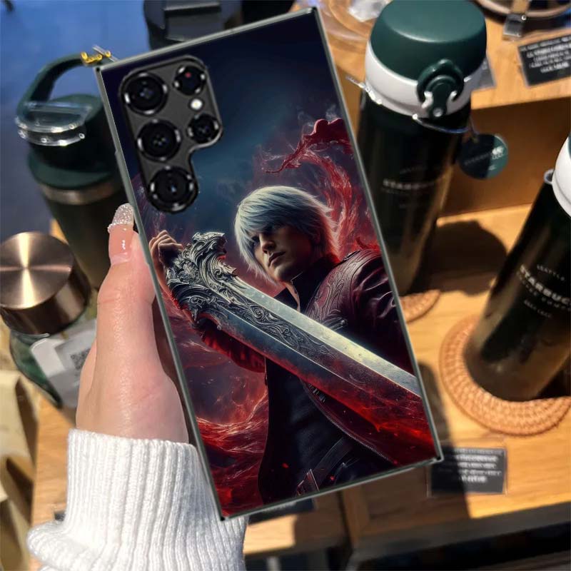 D-Devil May Cry DMC Cases Phone Case for Samsung Galaxy S26 Ultra S25 Edge S24 S23 FE S21 Plus S20 S22 S10 Cover TPU Capa Shell