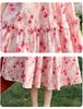 Girls' dress summer 2026 new item beautiful floral bubble sleeves princess dress summer dress children's dress