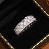 Luxury 925 Sterling Silver Ring - Full CZ Diamond, Sparkling High-End Jewelry | Ideal Gift for Women | Hot Sale 2026