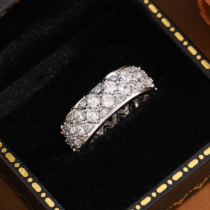 

Luxury 925 Sterling Silver Ring - Full CZ Diamond, Sparkling High-End Jewelry | Ideal Gift for Women | Hot Sale 2026 6
