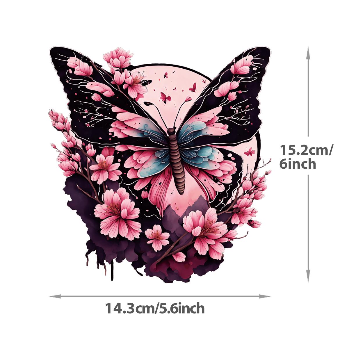 

Наклейка Бабочка Среднего Размера На Одежду Для Девочек Платья Наклейки Нашивки Стирающиеся Термопресс Толстовки Топы Виниловые Нашивки Сделай Сам