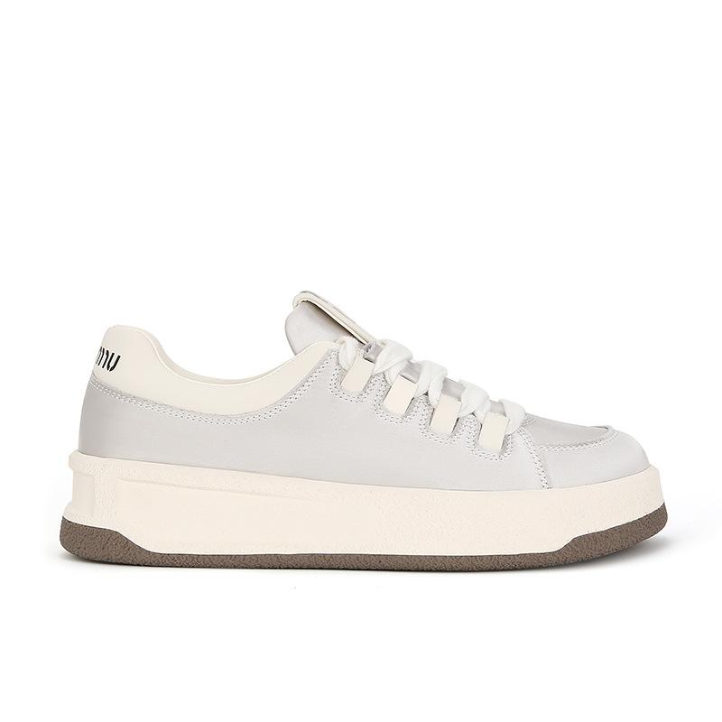 

[Youshilai] Милая девушка~ Спортивная и повседневная платформа из шелка, как у Су Иинь, весна 2025 для женщин 40 серебряный серый