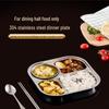 Shengxinhui 316 Stainless Steel Kids Divided Plate