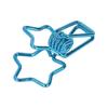 100pcs Star   Clips for Student Cute Cartoon Strong Clamping Force Sturdy Metal Paper Clamps for Account Tickets