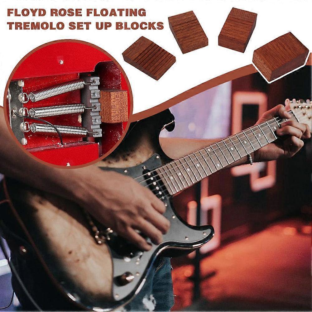 Bloki do ustawiania pływającego tremolo Floyd Rose - Klin tremolo 4 szt./zestaw