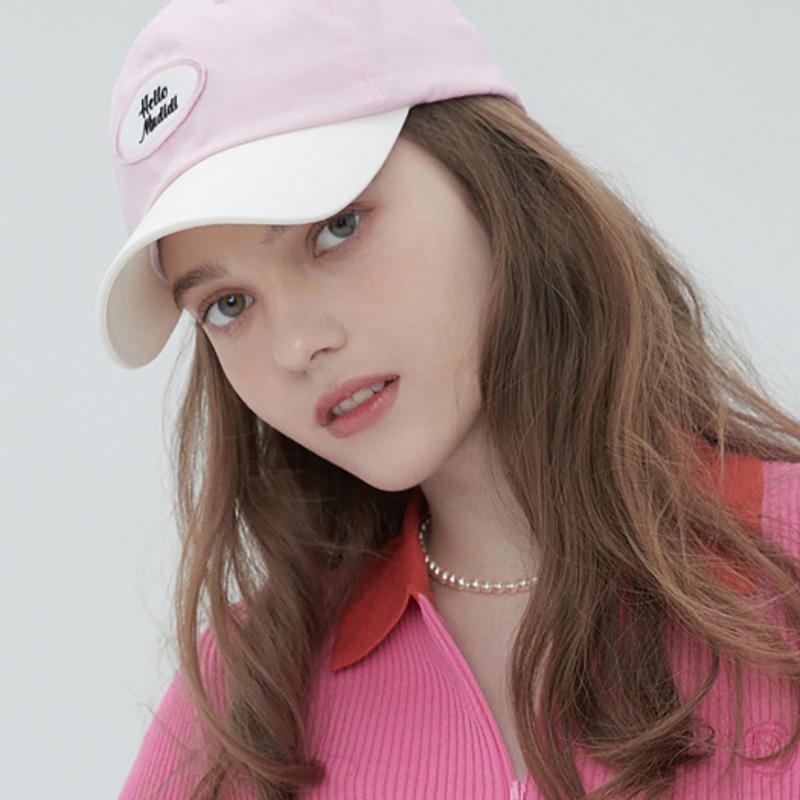 MUDIDI Color Block Ball Cap 002 Pink