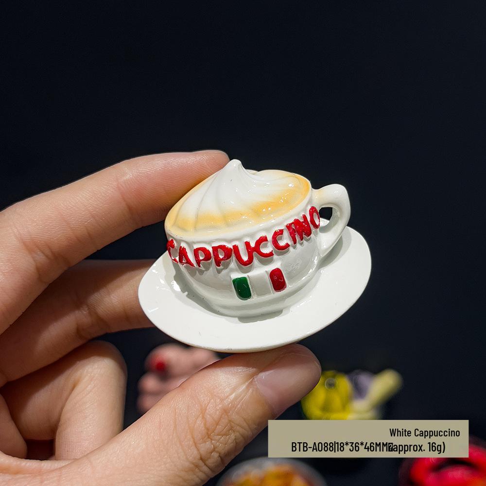 3D Cartoon Ice Cream Cone Cake Refrigerator Magnet Toy Decoration Accessories