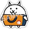 Nyanko Daishouten Original Sticker Cat Manager Cat Clerk The Battle Cats Set &