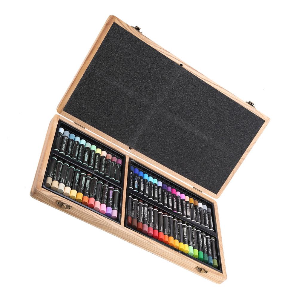 Delgreen 60 Colors Heavy Oil Pastel Oil Painting Stick Fine Art Painting Crayon Set