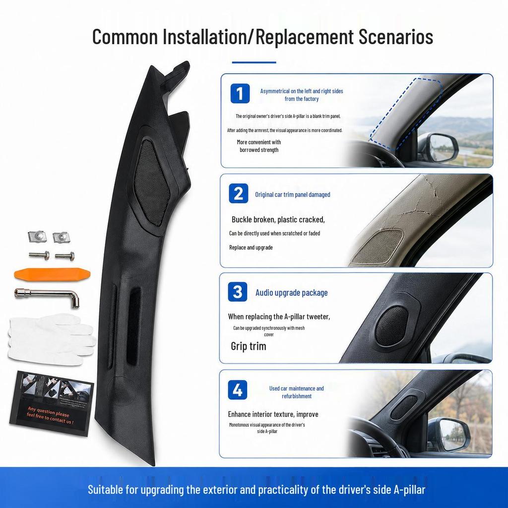 2024-2026 Toyota Tacoma A-Pillar Grab Handle Trim for Driver's Side