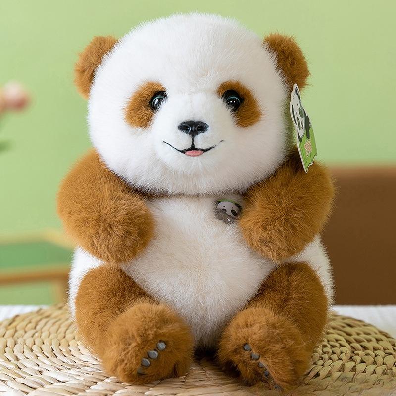 Simulation Riesenpanda Puppe niedliches und naives Plüschtier für Kinder Kissen
