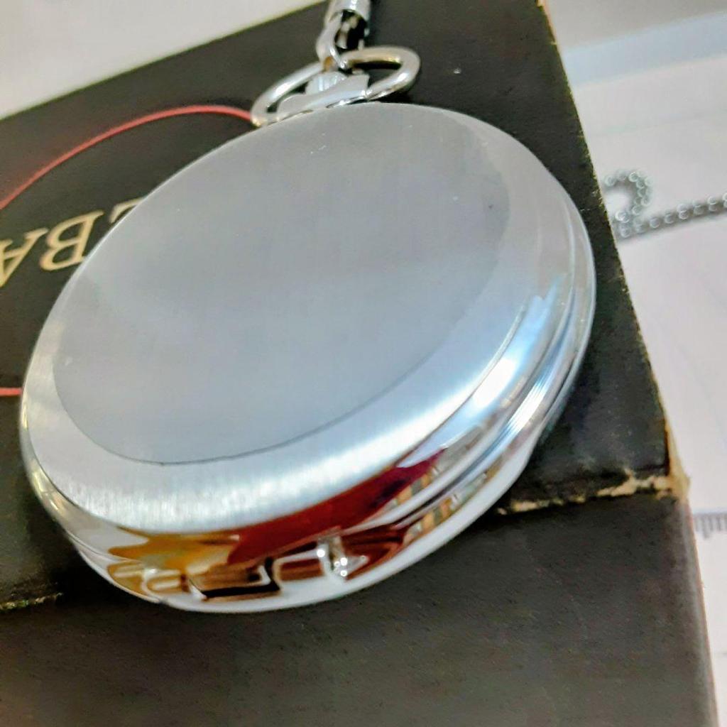 [USED] Seiko ALBA SUCCESS Pocket Watch in Silver with Hunter Case