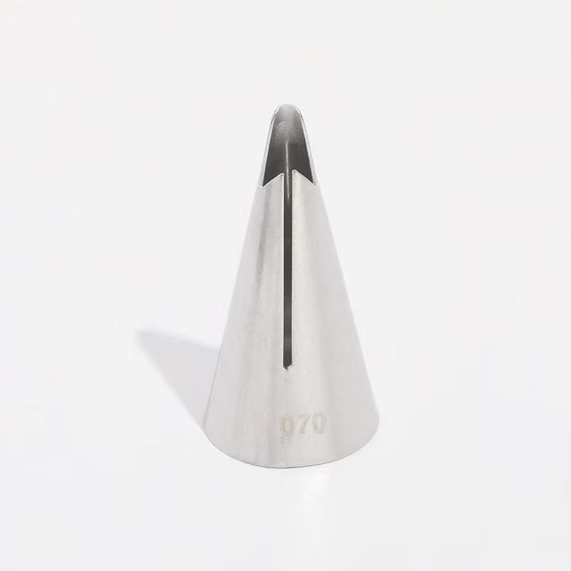 Small Stainless Steel Korean-Style Ruffle Piping Tip Set for Baking