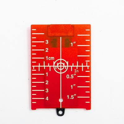 Carte Cible Laser Plaque Réfléchissante Magnétique Pour Niveau Laser Vert/Rouge 10cmx7.5cm Lignes Lasers Niveau Outil Accessoire