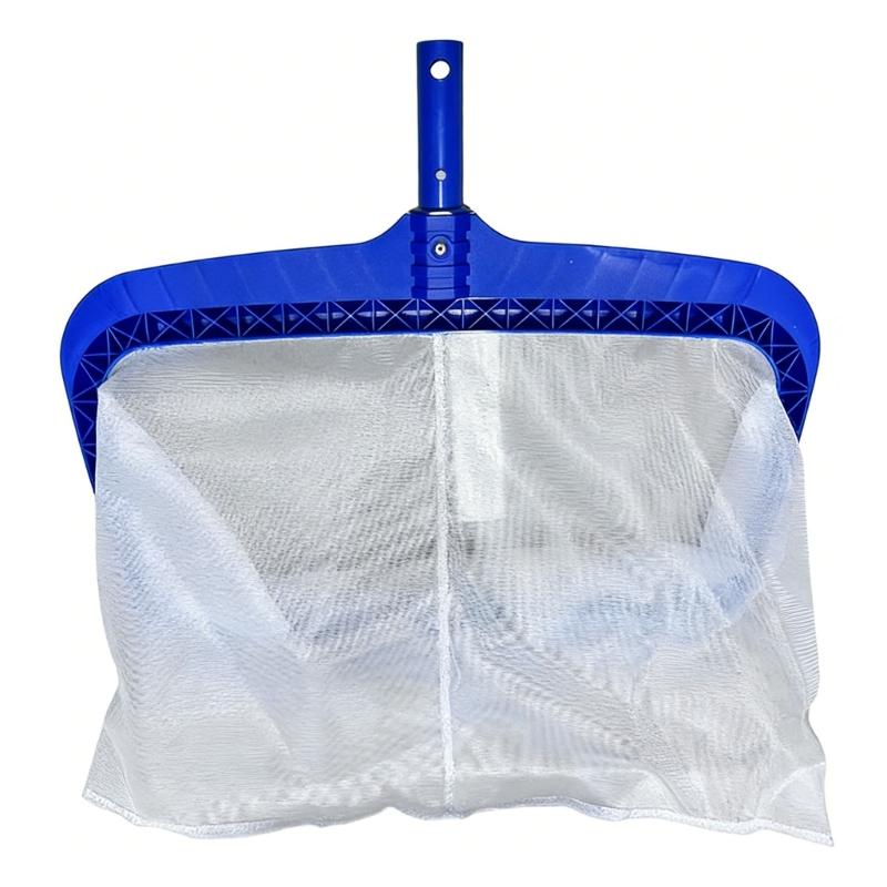 Durable Pool Leaf Skimmer Featuring Deep Nylon Net And Aluminum Frame For Effective Swimming Pool Maintenance