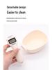 Long-Handled Electronic Pet Food Measuring Spoon with Gram Scale for Dog and Cat Food