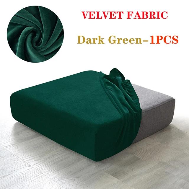 Funda Super Aterciopelada para Cojín de Asiento Elástica Engrosada Forma de L Cubierta Ajustada para Sillón de Esquina Sofá Cubierta Ajustada Protector de Sofá para Sala de Estar Normal Size (S)-1pc