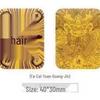 Pure Gold "Princess Luck" Phone Sticker – Wealth & Treasure Gold Leaf Design for Prosperity & Fortune