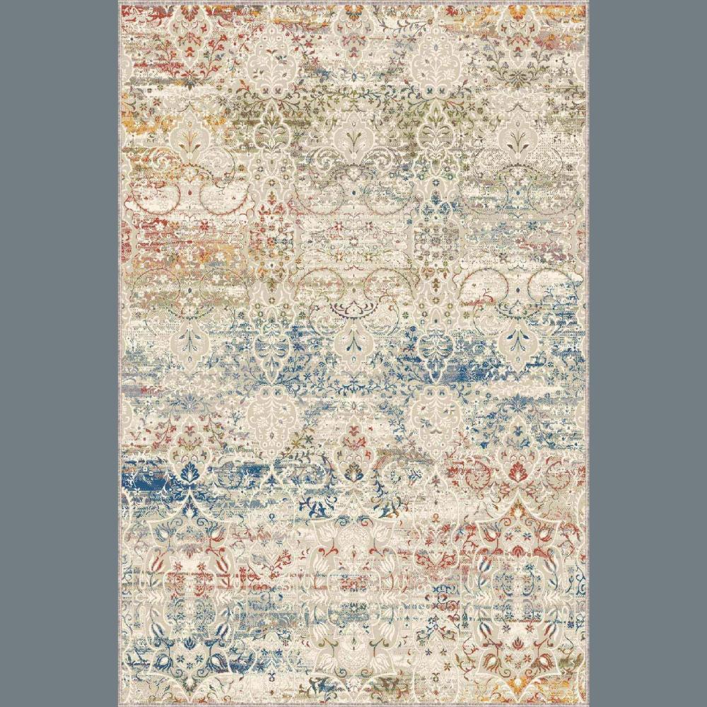 Cream Classic Motif Rug - Washable Carpet, Kitchen, Living Room, Entrance, Area Rug
